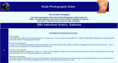 Desktop Screenshot of nudephotoindex.com